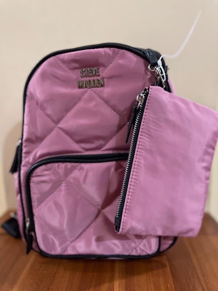 STEVE MADDEN Dusty Rose Backpack with Pouch
