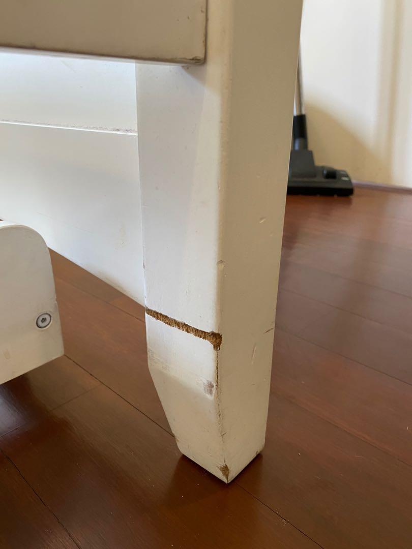 Super single bed frame & trundle bed for donation, Furniture & Home