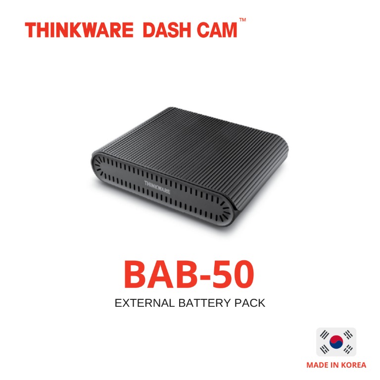 Thinkware Battery Pack IVOLT Small BAB-50 with Surveillance Cable, Car ...