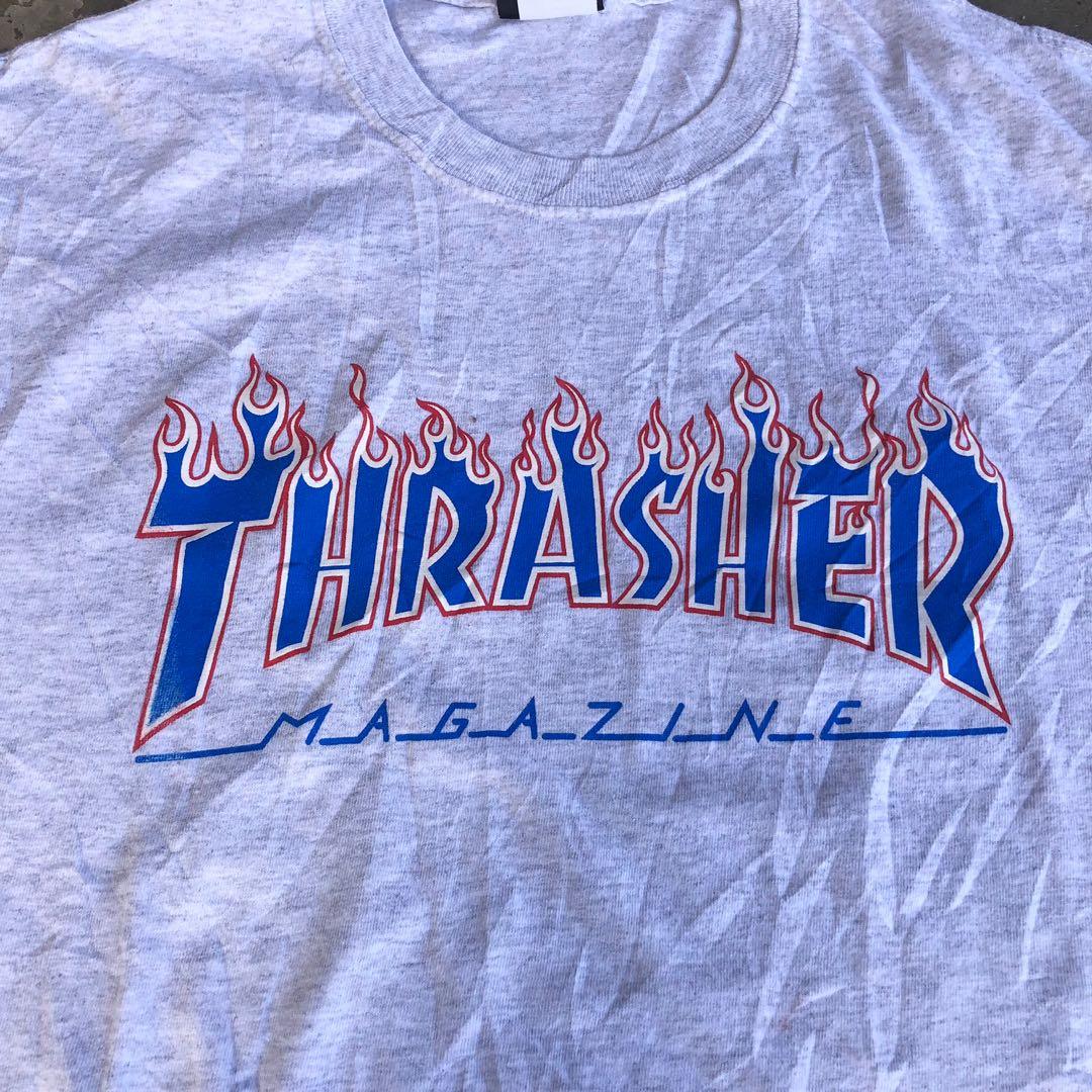 thrasher blue flame