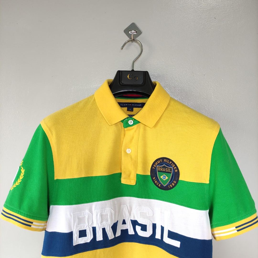 Tommy Hilfiger Brasil Polo Shirt (Limited Edition), Men's Fashion, Tops &  Sets, Tshirts & Polo Shirts on Carousell