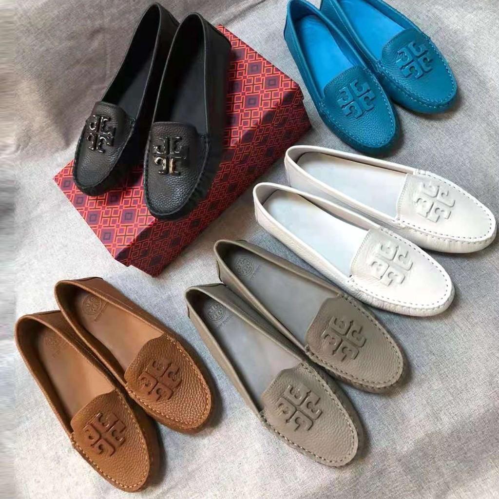 Tory burch Lowell 2 Driver Ladies Leather Flat Shoes, Women's Fashion,  Footwear, Flats on Carousell