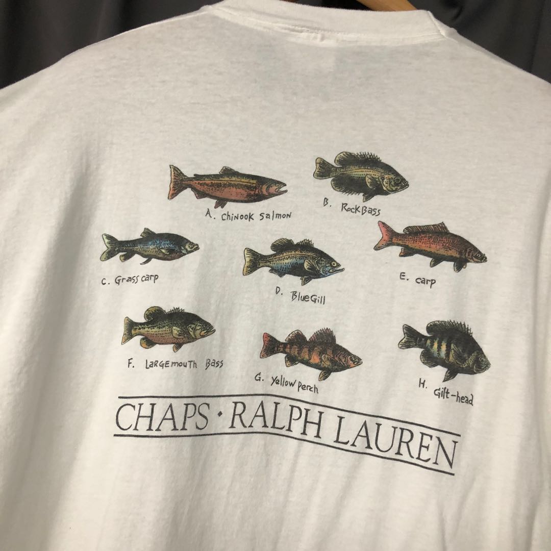 Vintage Chaps Ralph Lauren Fishing Polo Shirt