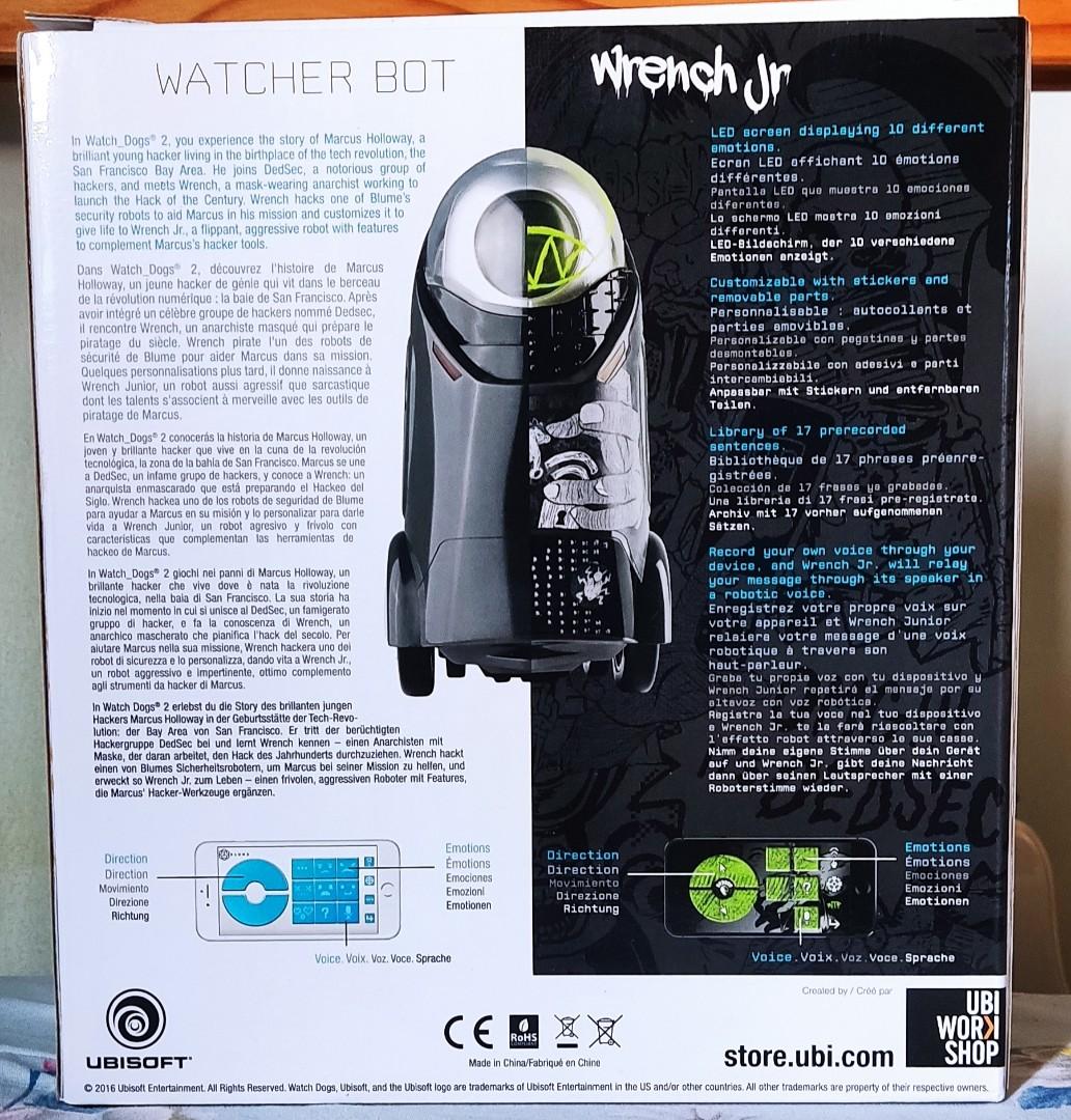 Watcher Bot Wrench Jr Watchdogs 2, Hobbies & Toys, Toys