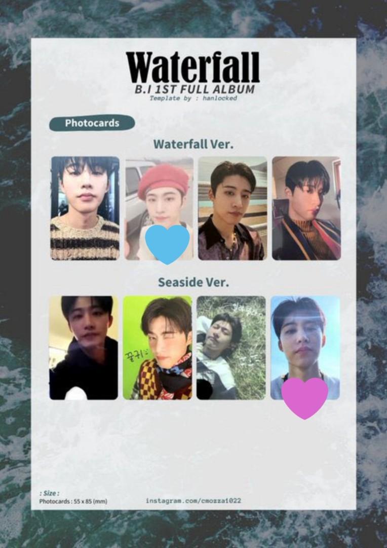 Wtb Kim Hanbin Waterfall Album Pc B I K Wave On Carousell