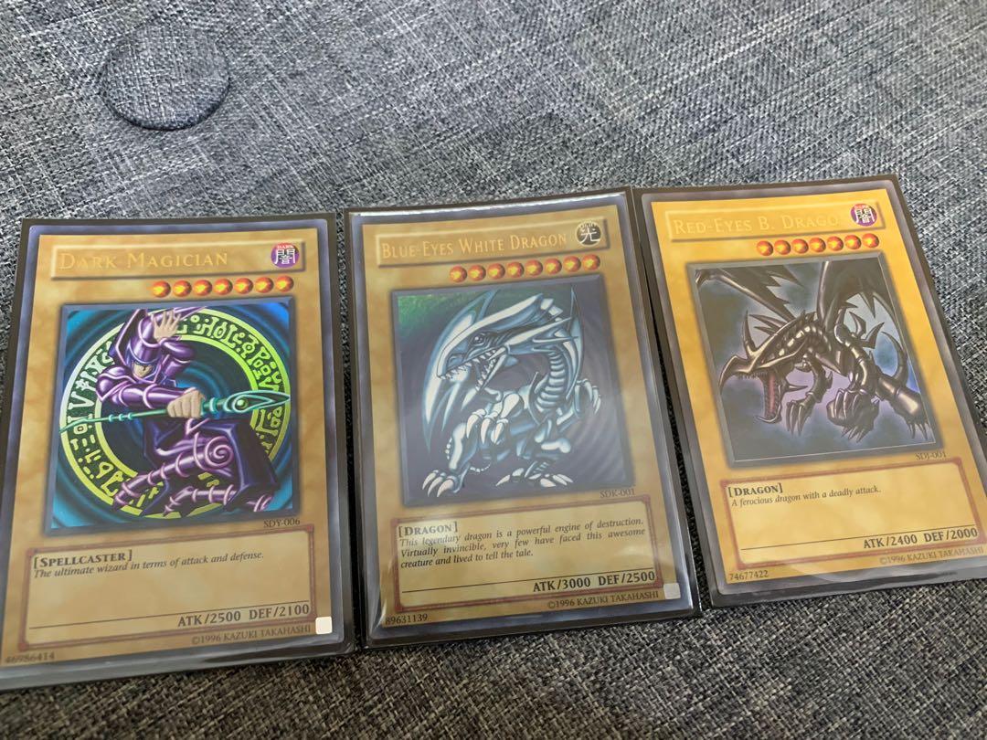 Yugioh Blue-Eyes White Dragon Dark Magician Red-Eyes Black Dragon Rush Japanese 