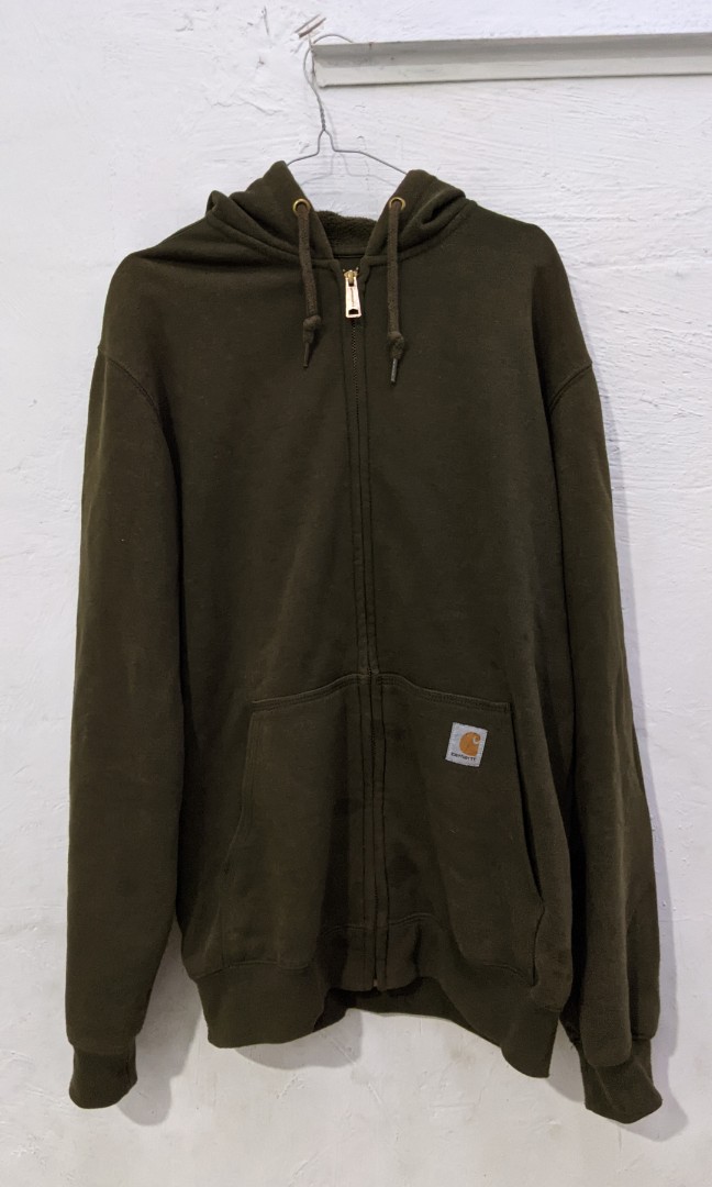 Carhartt on sale hoodie zip