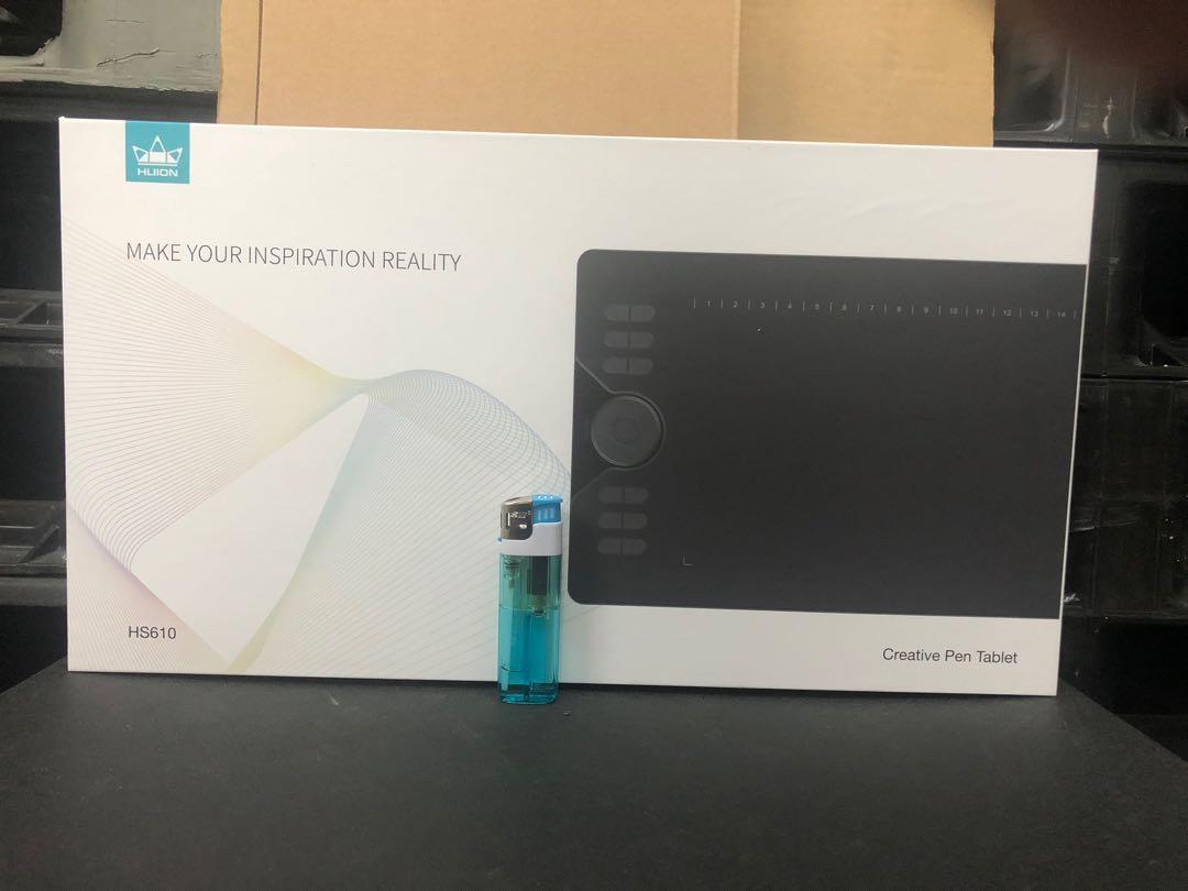 (全新) HUION 繪王(HS610)繪圖板 ～設計 ～ 畫畫～Creative Pen Tablet, 電腦＆科技, 電腦周邊及配件