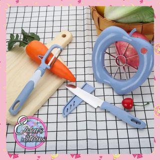 Apple Cutter Slicer Vegetable Fruit Pear Peeler Divider Corer Dicing Kitchen Utensils Gadgets Tools Knife Peeler Set