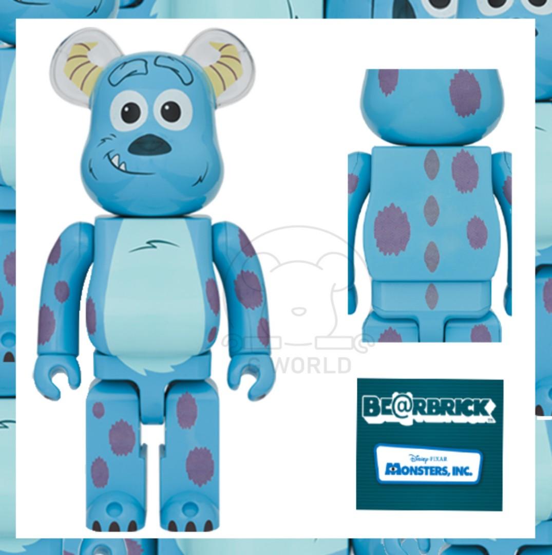 Bearbrick x Disney Pixar Monsters Inc Sulley 1000%○関送無○-