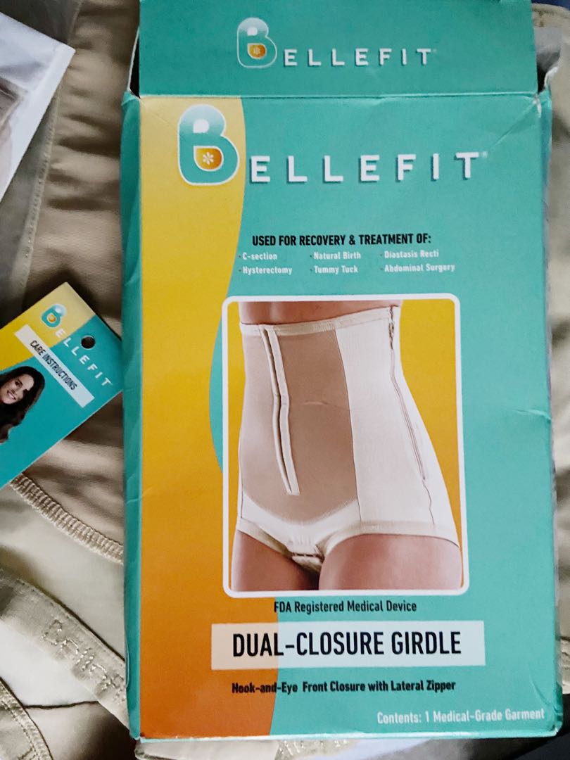 Bellefit Dual-Closure Girdle, Small Nude