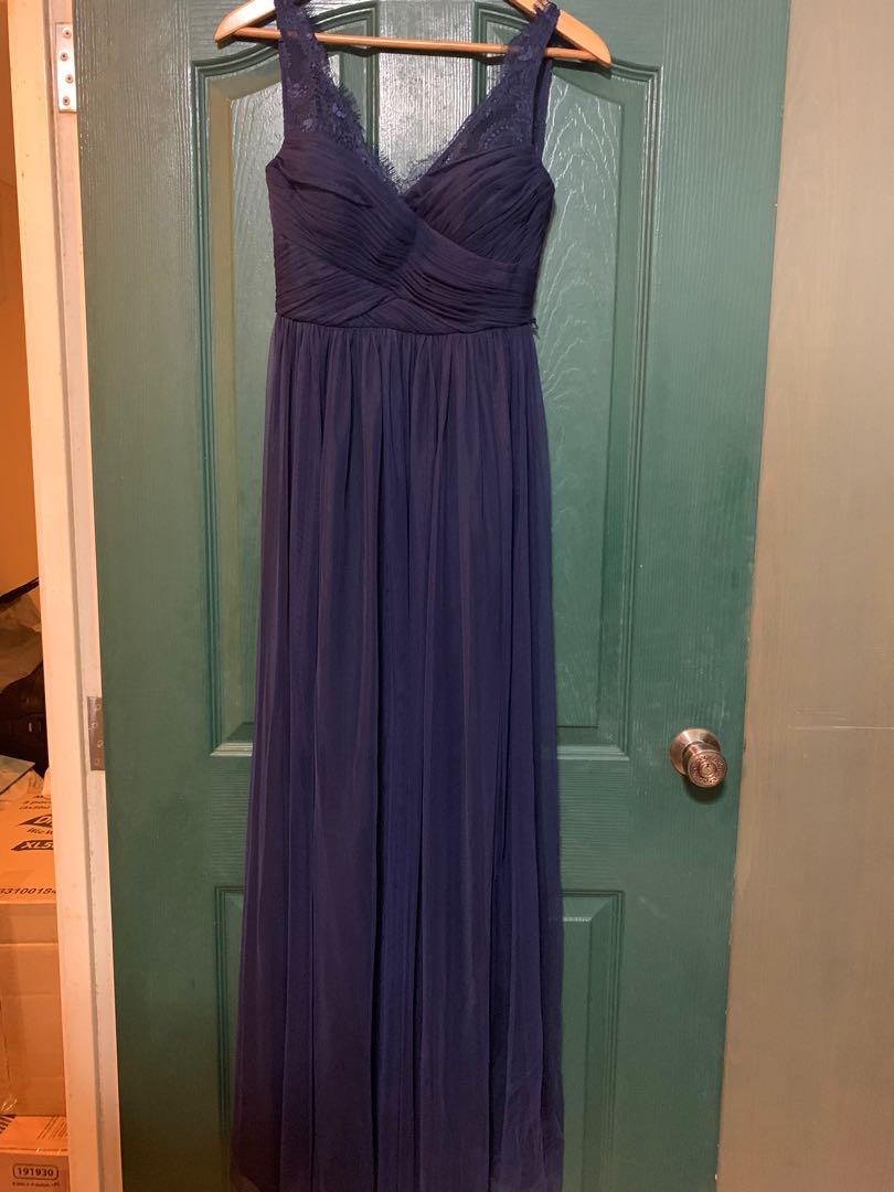 Bhldn fleur dress navy sales