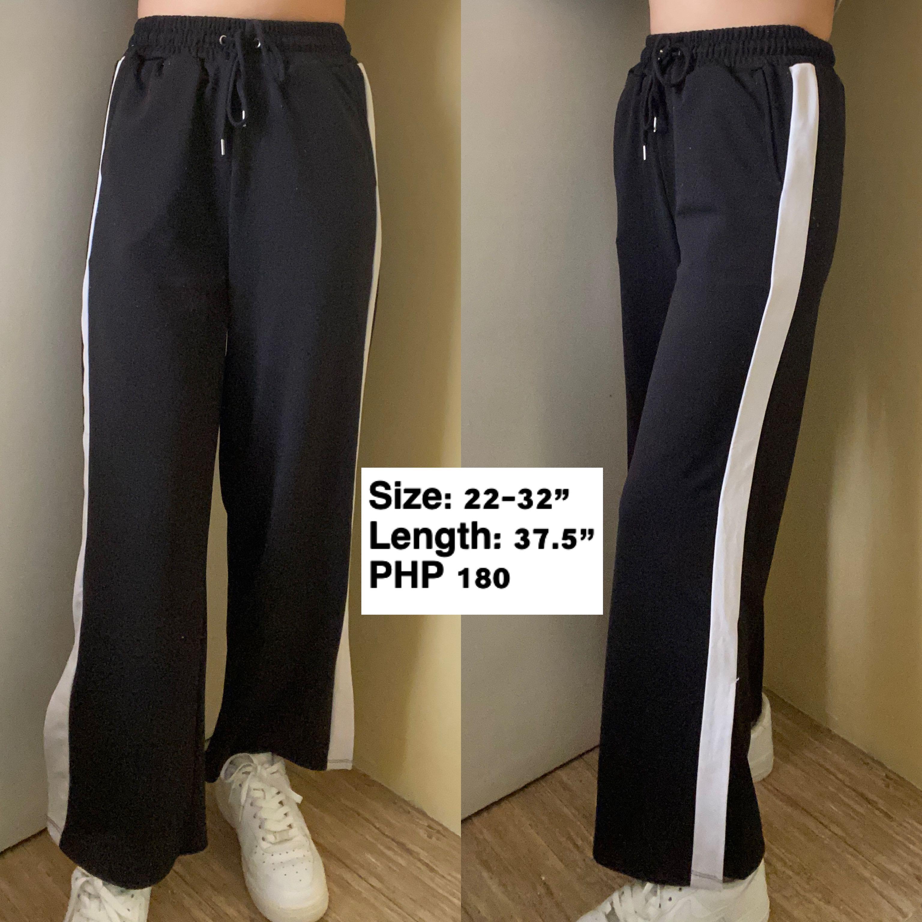 Straight cut jogging pants shop