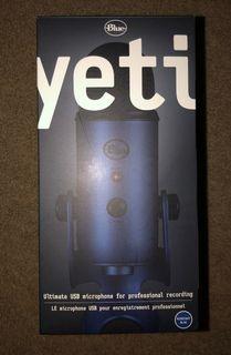 OCTOBER SALE! Blue Yeti Midnight Blue USB Microphone Mic for Apple Mac iPad iPhone Vlog Youtube Online Class Streaming Podcast