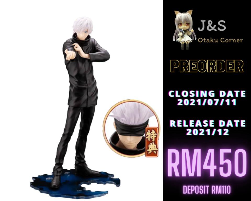 Bonus Artfx J Jujutsu Kaisen Satoru Gojo 1 8 By Kotobukiya Toys Games Action Figures Collectibles On Carousell