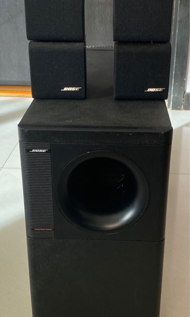 Bose lifestyle woofer and speaker, Audio, Soundbars, Speakers