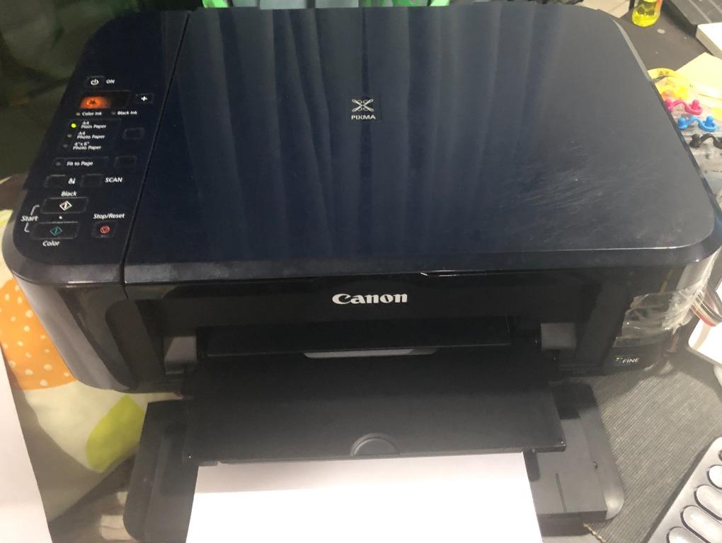 Printer Scanner Canon Pixma E510 With Ciss Tank Refillable Print Scan Copy Electronics Computer Parts Accessories On Carousell