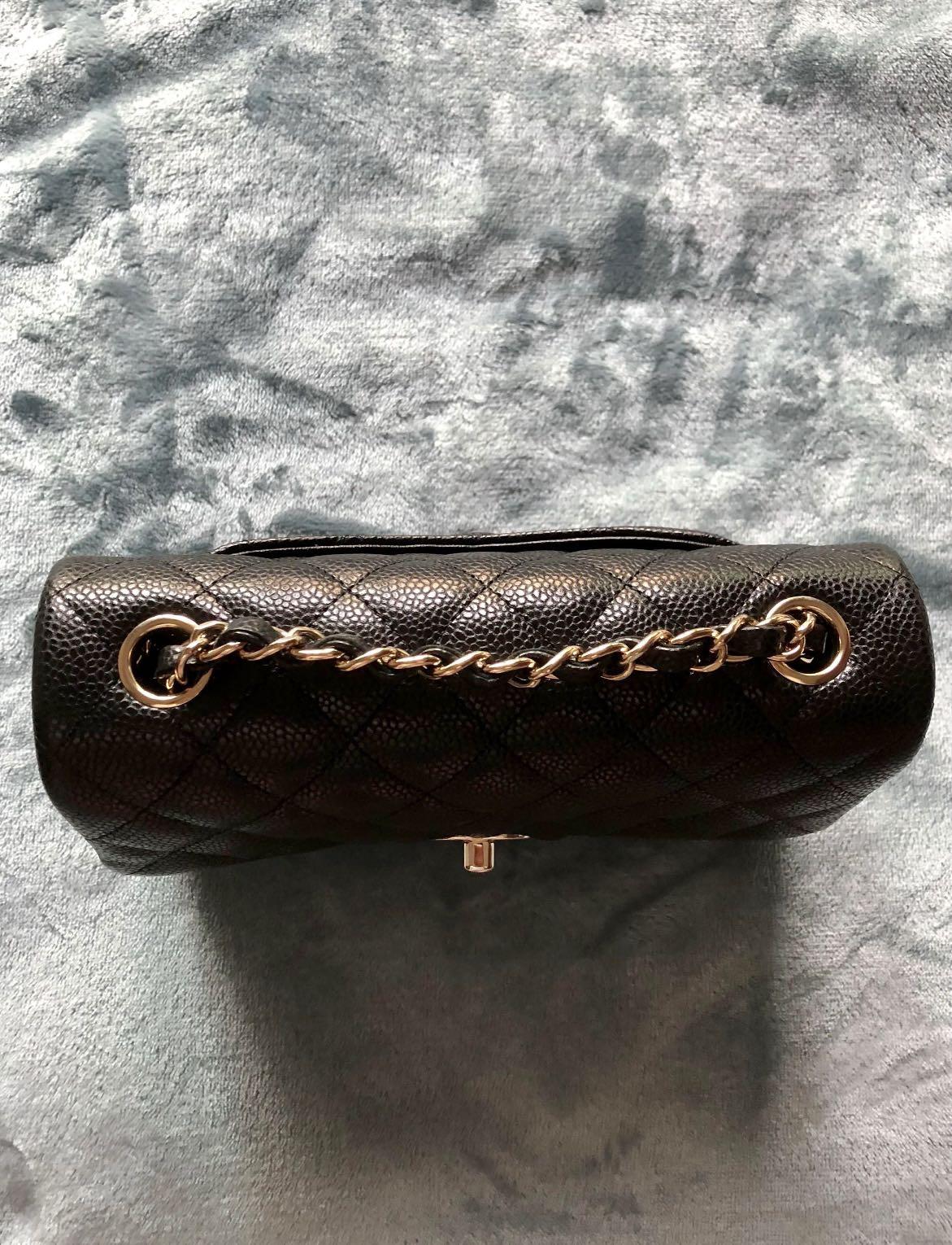 Chanel Mini Rectangular black caviar GHW bag, Luxury, Bags & Wallets on ...