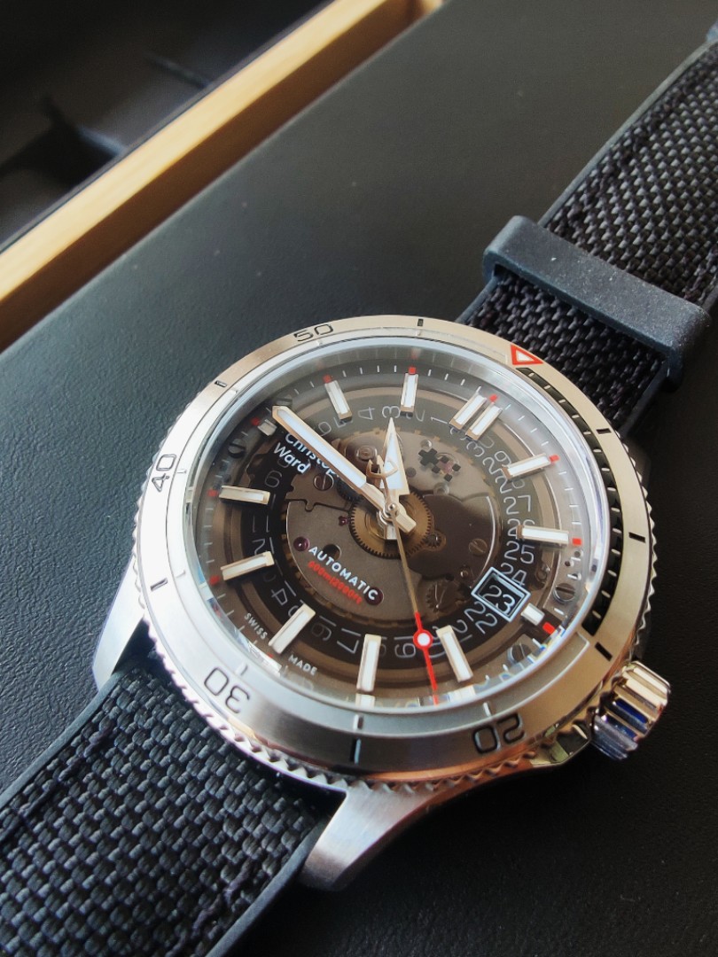 Christopher ward c60 sapphire black sales