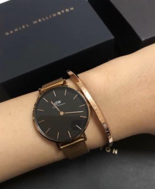 Daniel wellington on sale bracelet rose gold