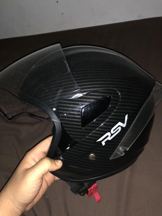 Helm rsv carbon half face cheap