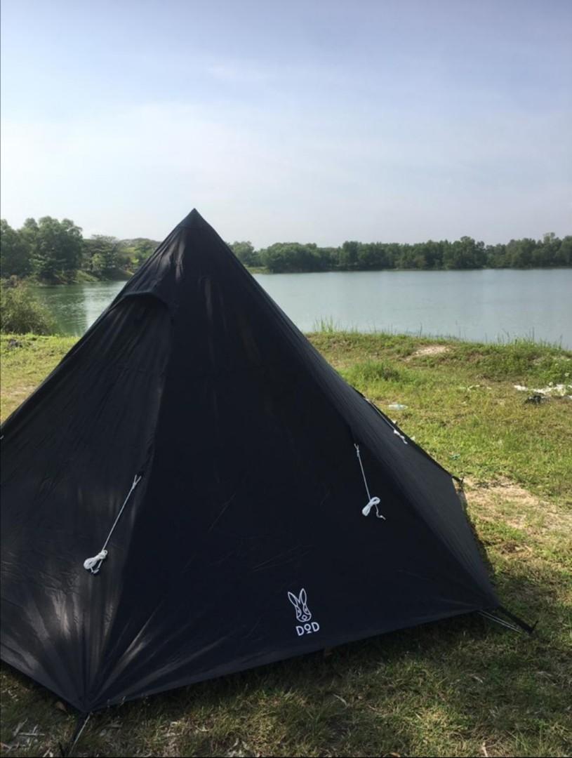 DOD One Pole Tent 5P Sports Equipment Sports Games Billiards