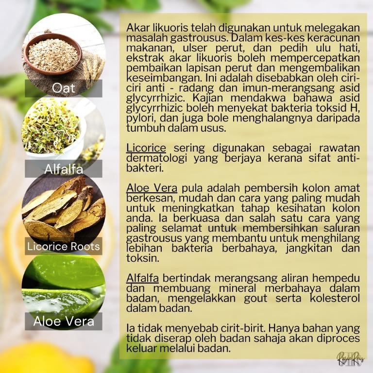 D Tox Sendayu Tinggi Health Nutrition Health Supplements Vitamins Supplements On Carousell