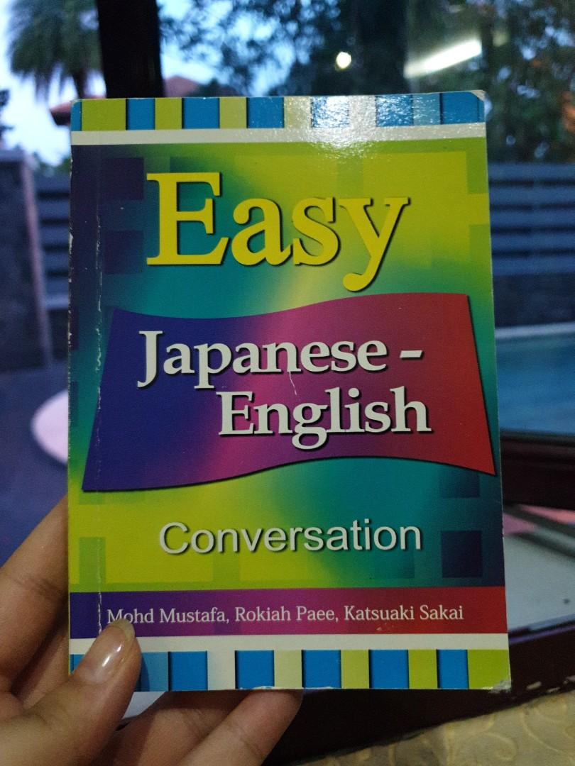 Easy Japanese English Conversation Books Stationery Books On Carousell