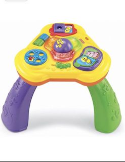 Fisher price lights and sounds activity table deals