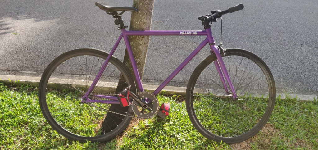 Purple fixie sales