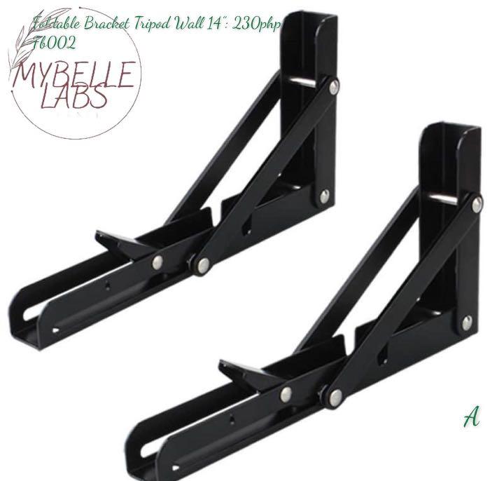 Foldable Bracket Tripod Wall 14” (Category: Mounts & Holders) located in Cainta. Submitted by iubelle (Listing ID 1096226312, Image 1). Description: 180（8inch） 200（10inch） 220（12inch） 240（14inch）.
