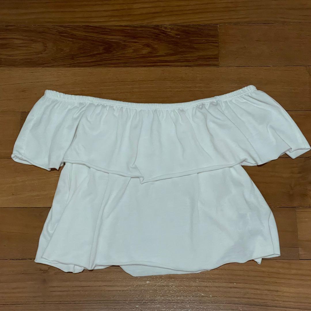 forever 21 white off shoulder top