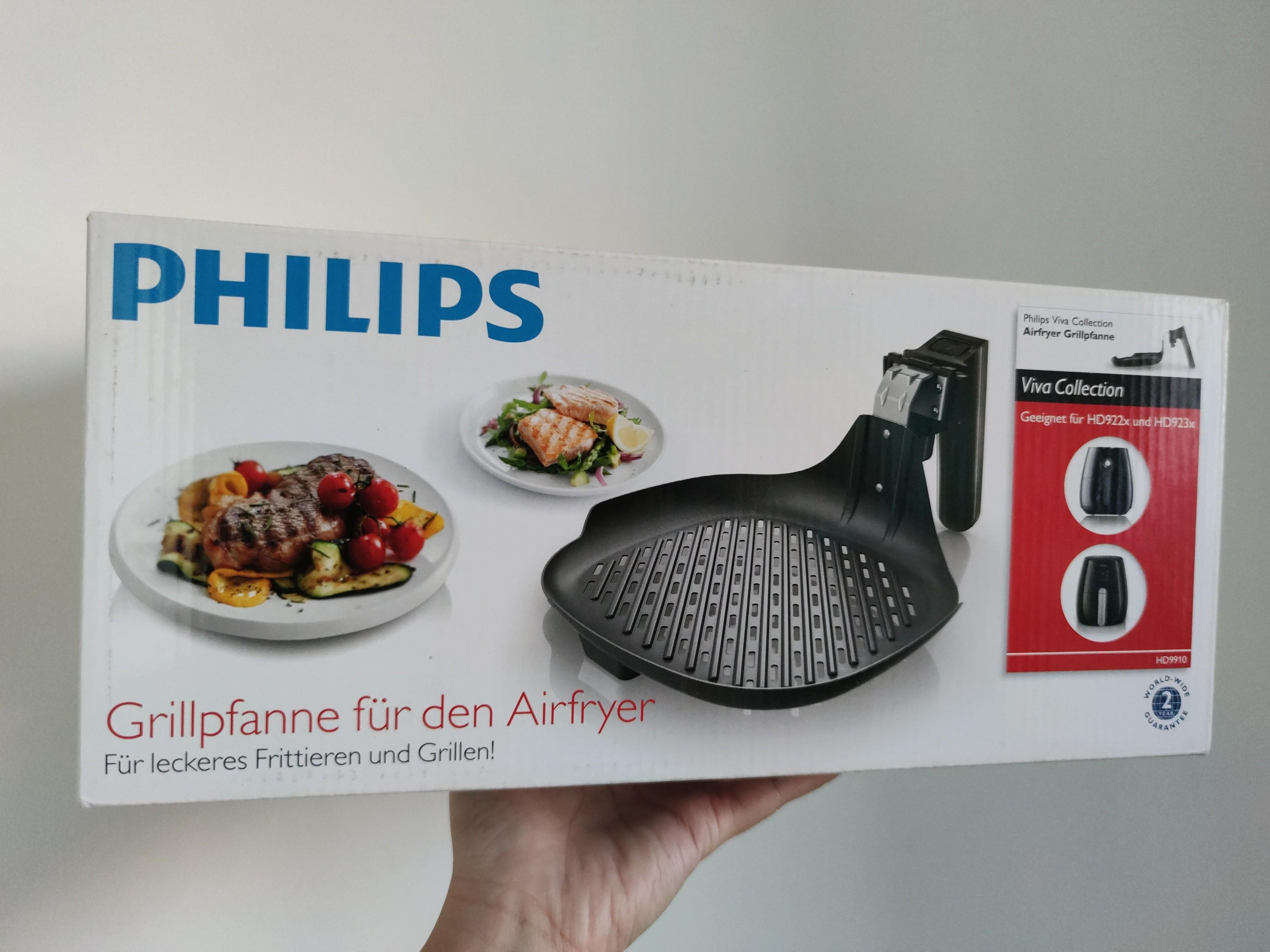 Grill Pan Air Fryer Philips Viva Collection HD9910 Non Stick Griller Airfryer HD922X HD923X TV Home Appliances Kitchen Appliances BBQ Grills Hotpots on Carousell