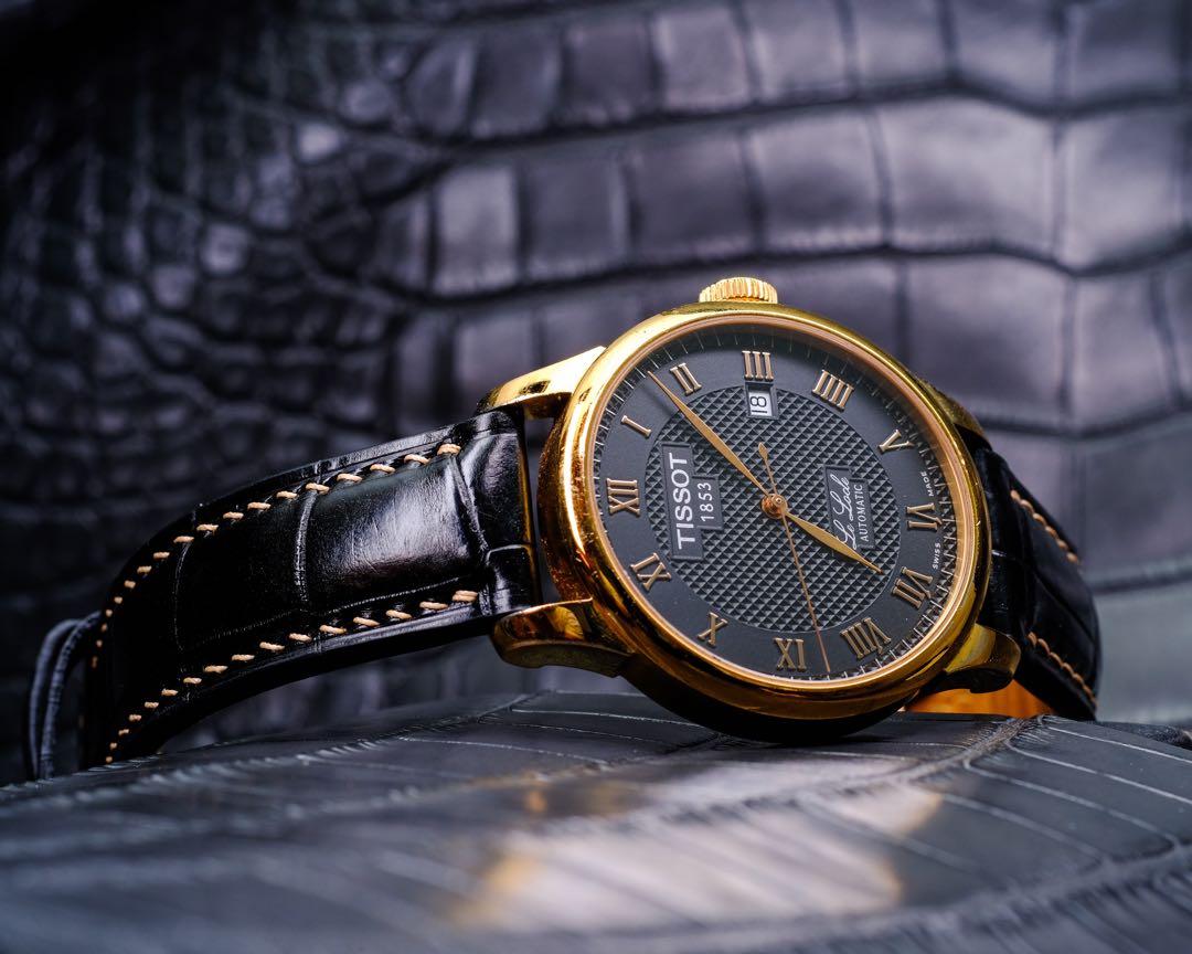 Tissot crocodile leather strap top