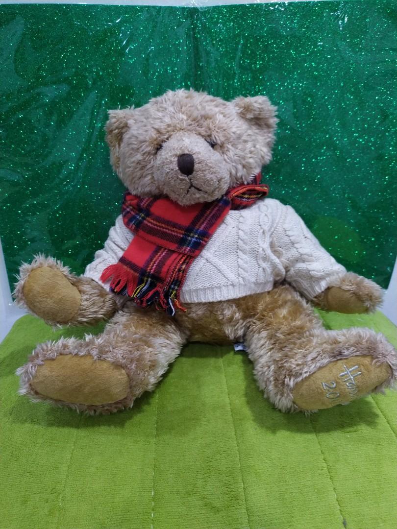 HARRODS 2002 Christmas Bear Hobbies Toys Collectibles