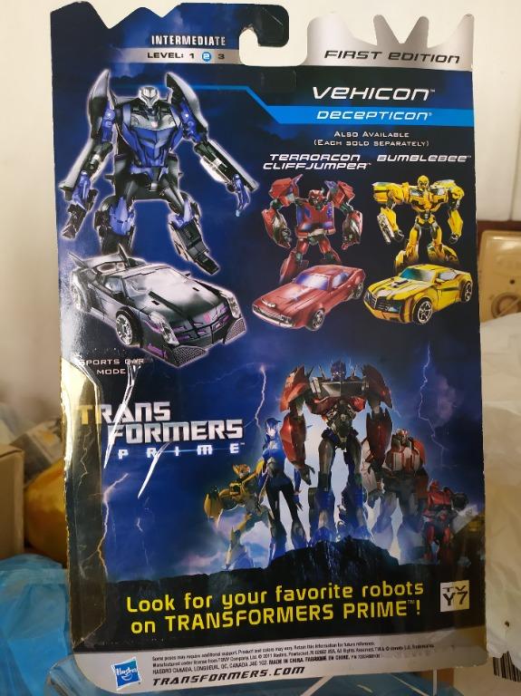 HASBRO TRANSFORMERS PRIME VEHICON DELUXE FIRST EDITION, Hobbies & Toys ...