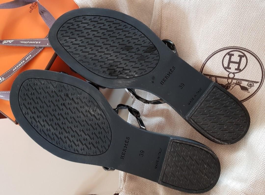 hermes rivage jelly sandals