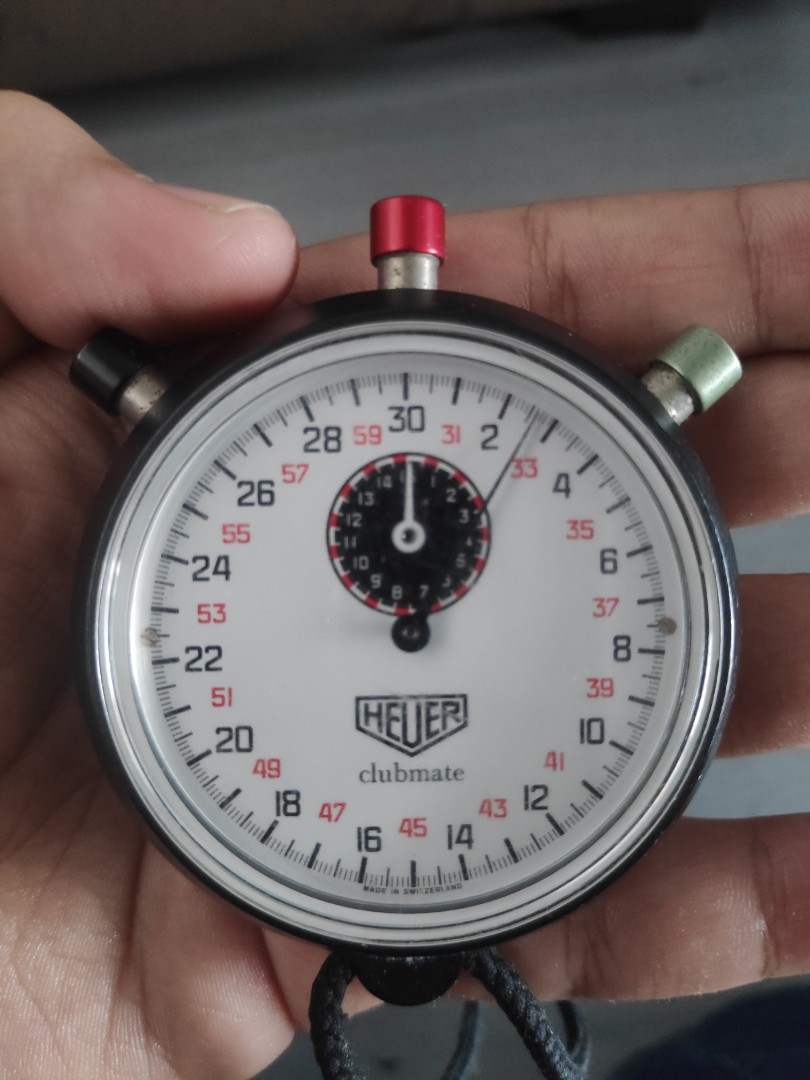 Heuer sales clubmate stopwatch