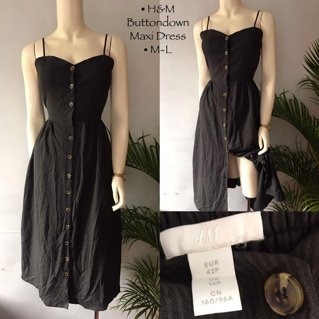 H M Buttondown Dress Women s Fashion Dresses Sets Dresses on Carousell