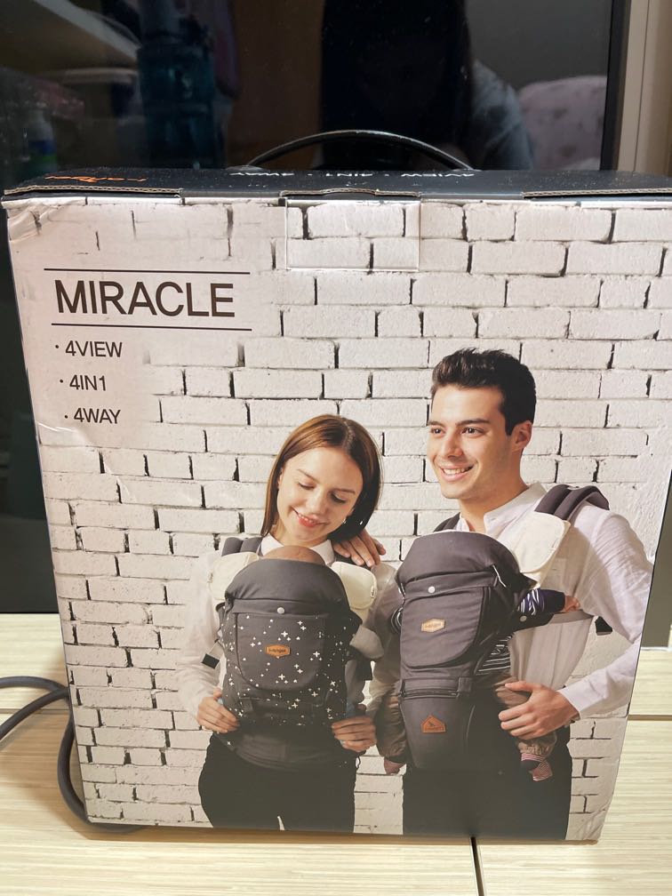 IAngel miracle 4in1 baby carrier with hip seat, Babies & Kids, Going