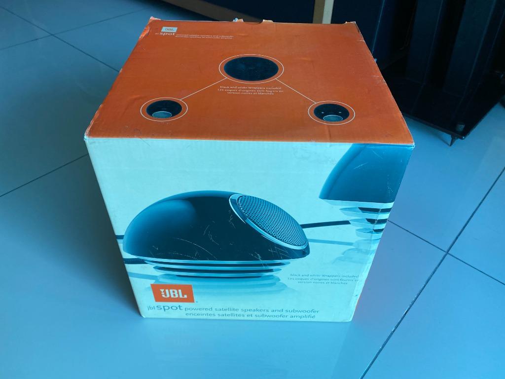 Jbl spot self powered satellite and subwoofer speaker sale