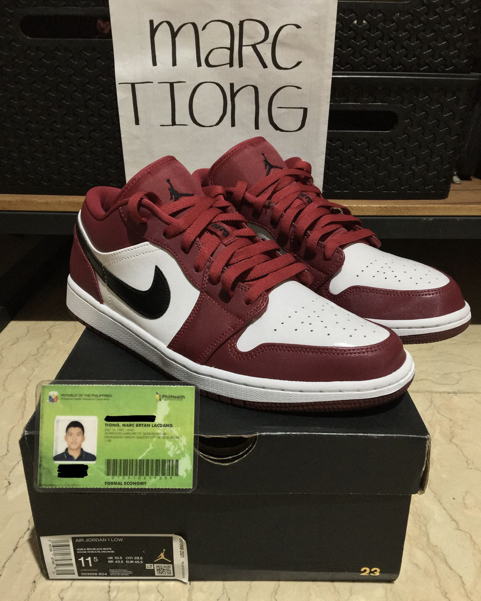 jordan 1 low noble red price