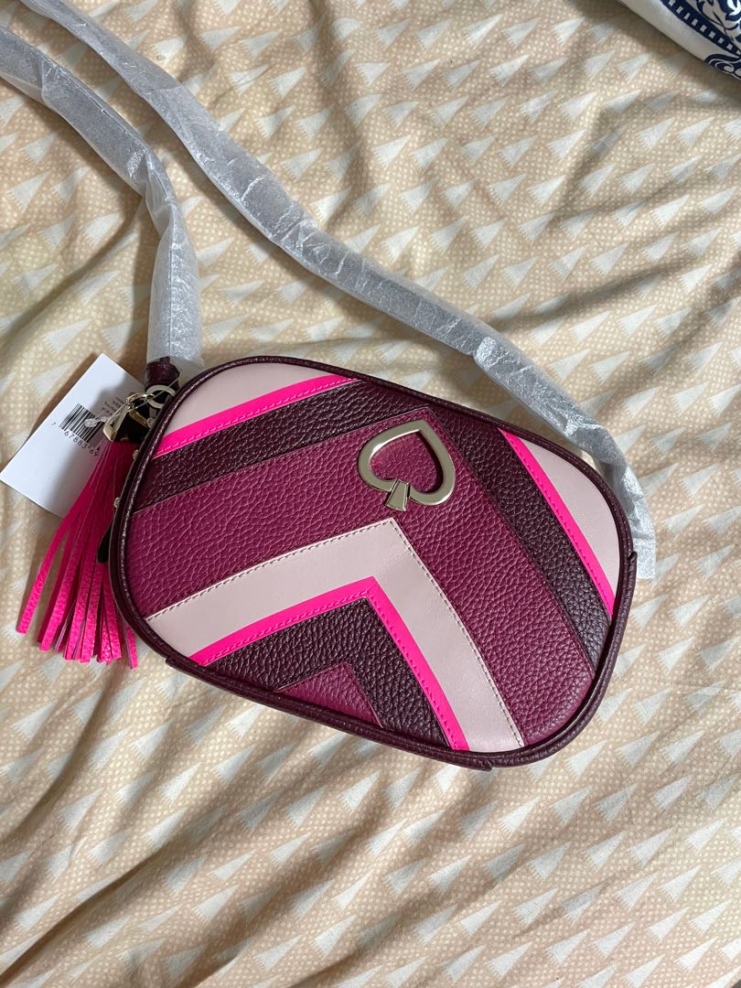 Kourtney rainbow logo camera bag 2025