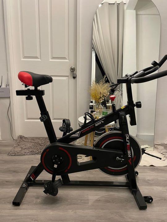 Details about   KEMILNG Exercise Bike Bicycle Cycling Fitness Stationary Home Workout Indoor Gym 
