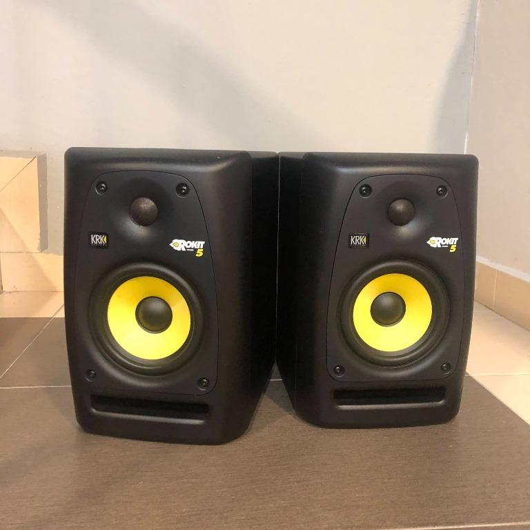 PAIR of KRK Rokit 5 RPG2, Studio Monitor Powered Speakers