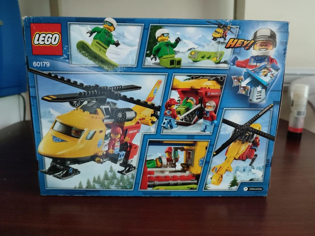 Lego city ambulance sales helicopter 60179 building kit