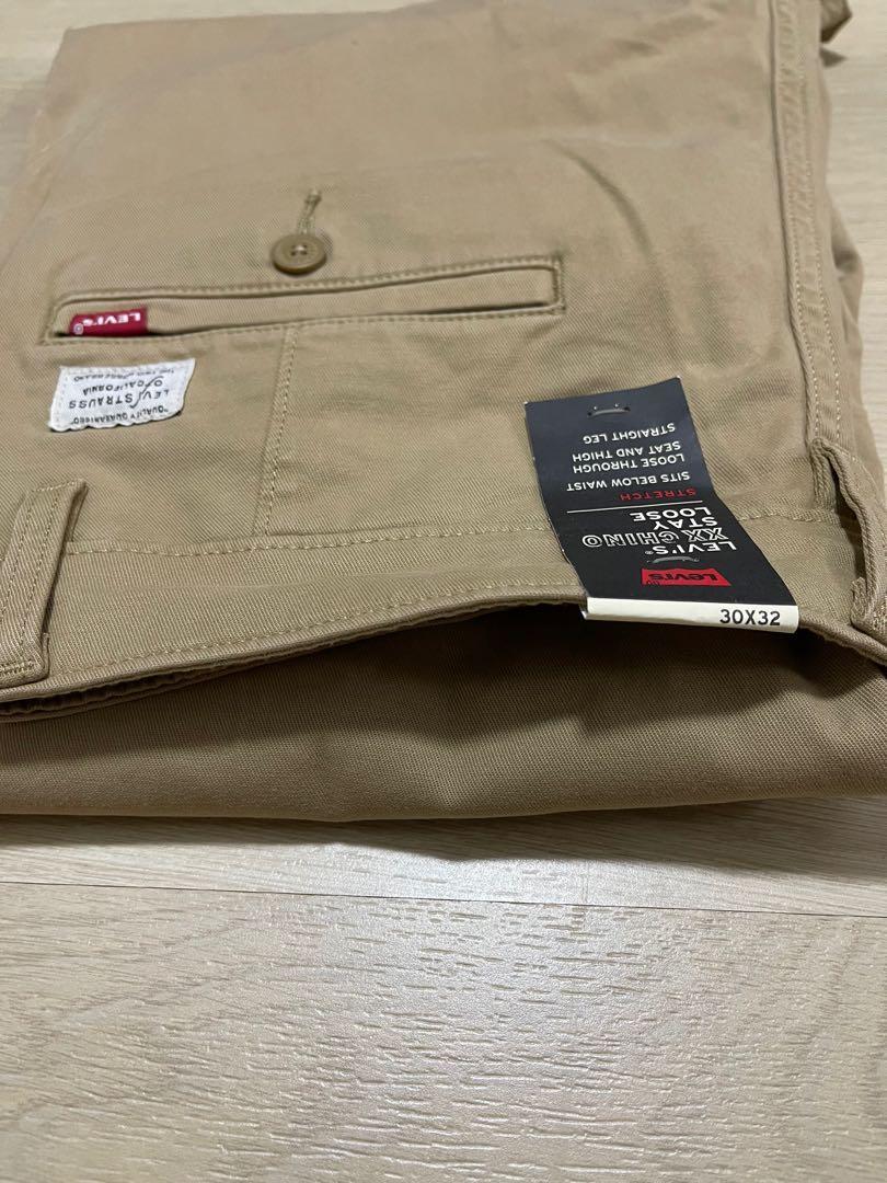 LEVI'S XX CHINO STAY LOOSE PANTS HARVEST GOLD TWILL - BROWN – Cheapskates