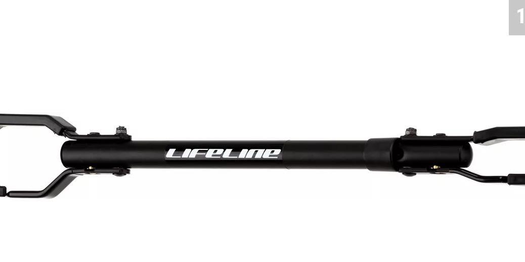 Lifeline bike beam/ bicycle top tube adapter (USED ONCE ONLY), Sports
