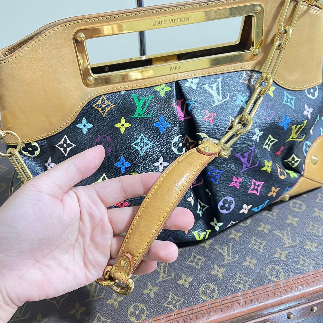 Louis Vuitton 2009 Judy GM 2way Shoulder Handbag Monogram Multicolor M –  AMORE Vintage Tokyo