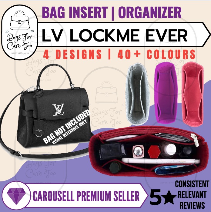 [𝐁𝐍𝐂𝐓👜]🧡 LV Lockme Ever Bag Organizer | Felt Bag In Bag Customized  Organiser | Many Designs & Colours